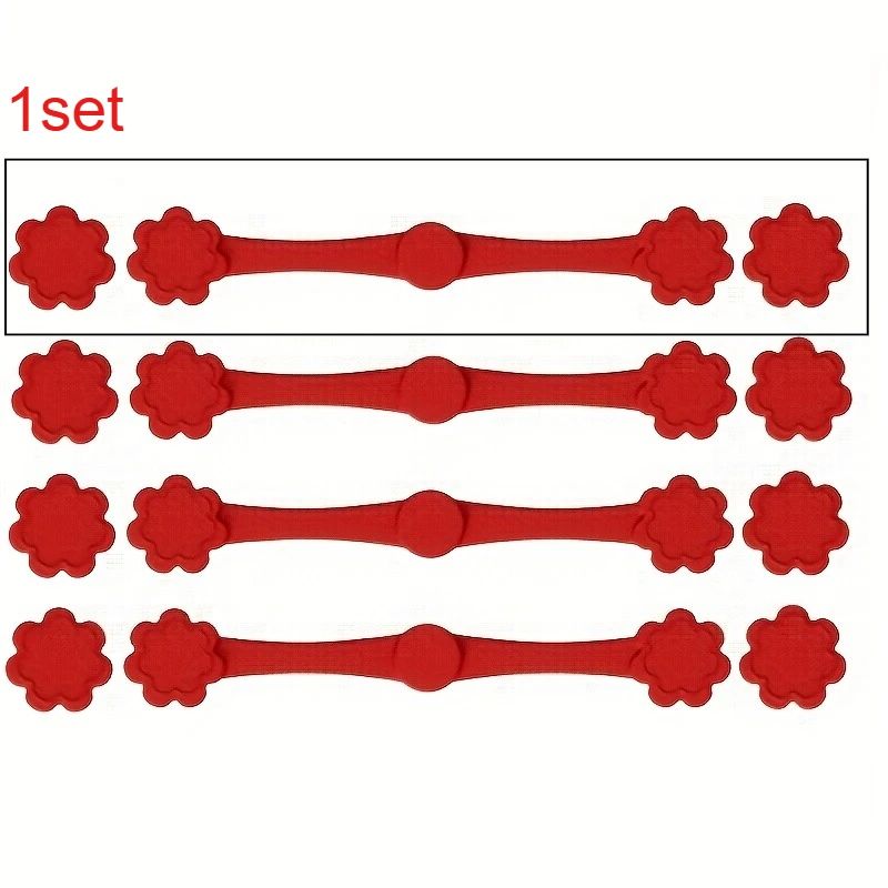 Silicone Air Fryer Handle Magnets 2 Sets Small Flower Design Safety Fix For RedHandle Air Fryers S 1