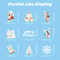 Festive DoubleSided Christmas Window Clings 9 Sheets Reusable PVC Stickers With Santa Snowman Hol 4