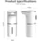 Automatic Touchless Foaming Soap Dispenser 350ml USB Rechargeable Electric Dispenser With 4Level A 5