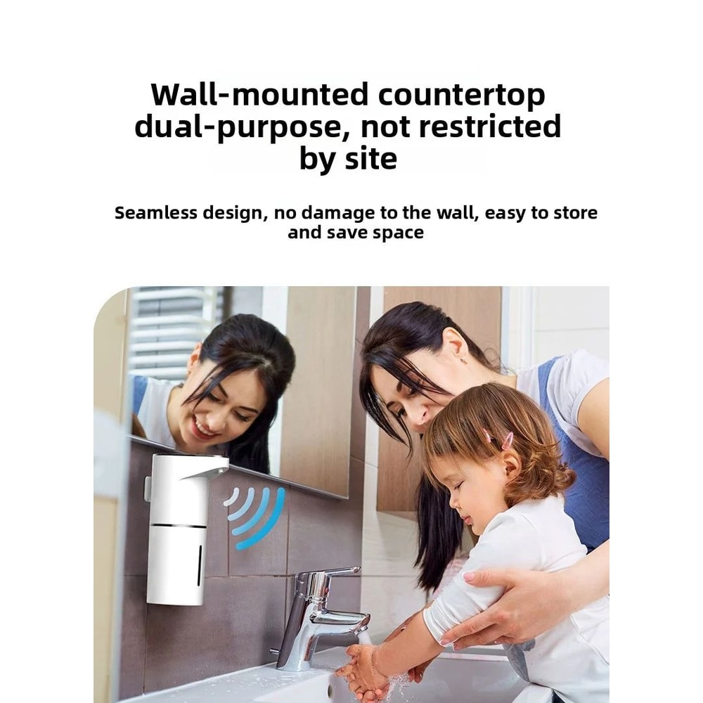 Automatic Touchless Foaming Soap Dispenser 350ml USB Rechargeable Electric Dispenser With 4Level A 15