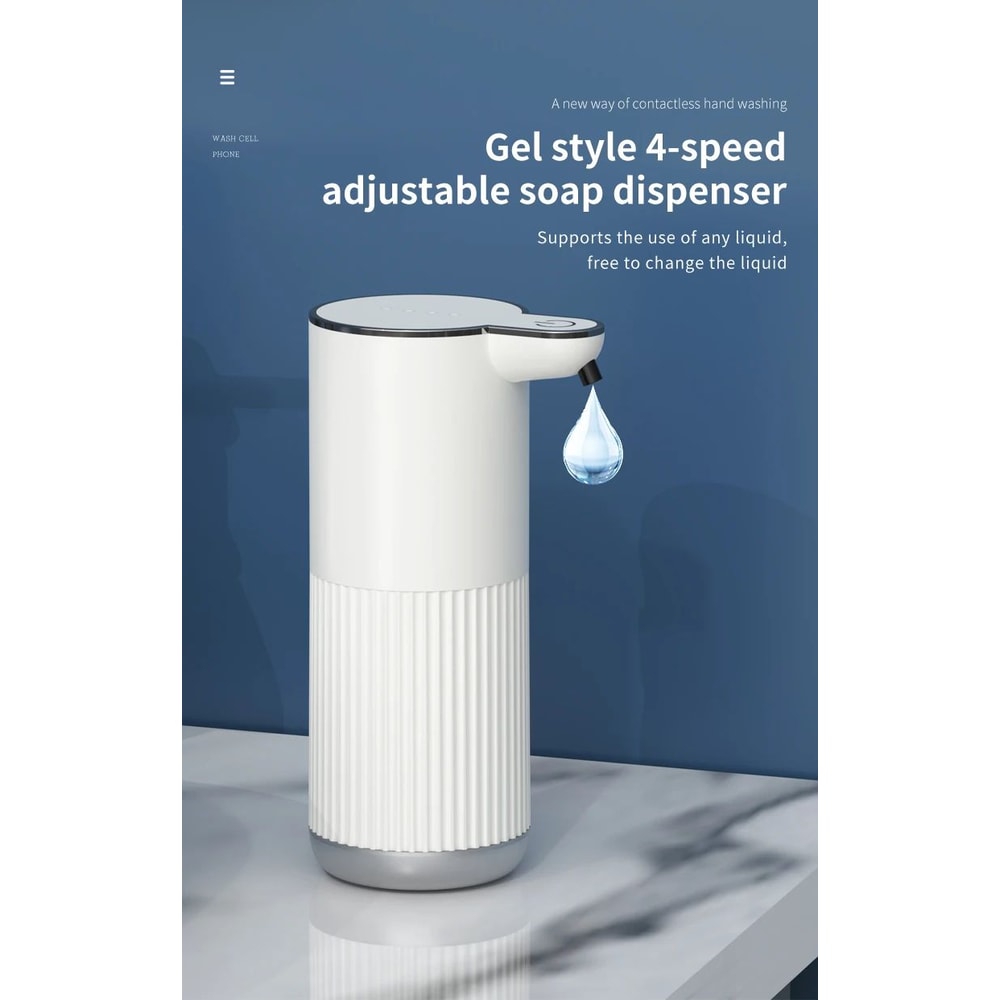 Automatic Touchless Foaming Soap Dispenser 350ml USB Rechargeable Electric Dispenser With 4Level A 19