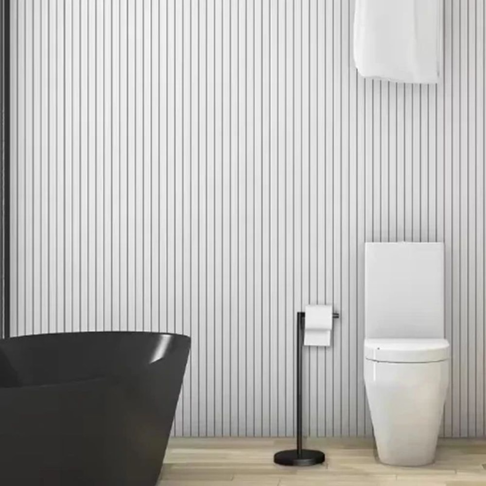 Stainless Steel FloorMounted Paper Towel Toilet Paper Holder Single Pole Bathroom Kitchen Standi 5