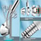 Adjustable Suction Cup Shower Head Holder PunchFree Handheld Shower Bracket With MultiAngle Rotati 1