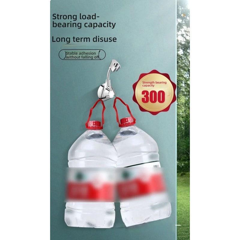 Adjustable Suction Cup Shower Head Holder PunchFree Handheld Shower Bracket With MultiAngle Rotati 11