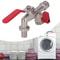 2in1 Double Valve Outdoor Garden Faucet AntiFreeze Water Tap With Dual Outlets For Garden Hoses Pa 3