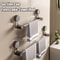 Retractable Suction Cup Towel Bar 3060cm 50100cm Adjustable NonPerforated WallMounted Single Rod 0