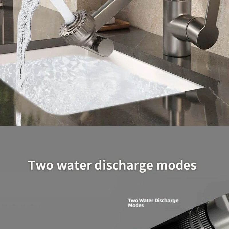 1080 Rotating Basin Faucet Hot Cold Multi Function Booster Faucet For Bathroom Kitchen With Unive 11