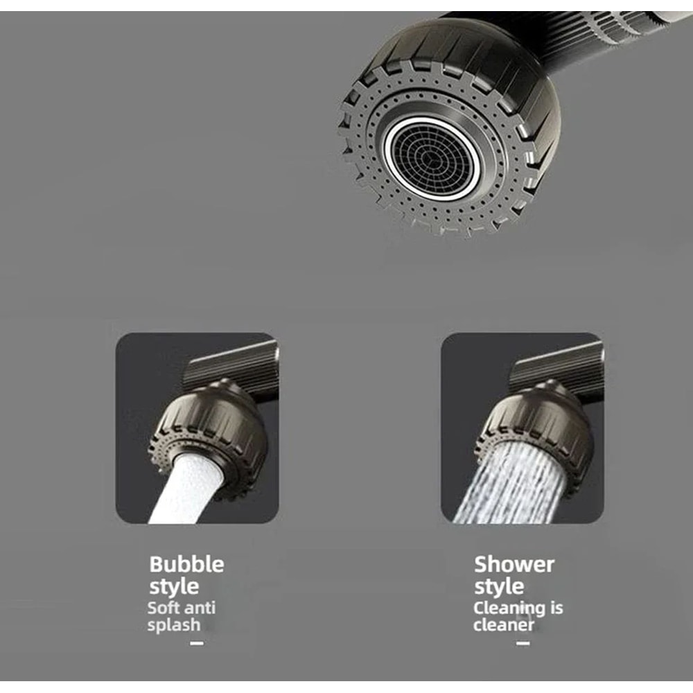 1080 Rotating Basin Faucet Hot Cold Multi Function Booster Faucet For Bathroom Kitchen With Unive 12