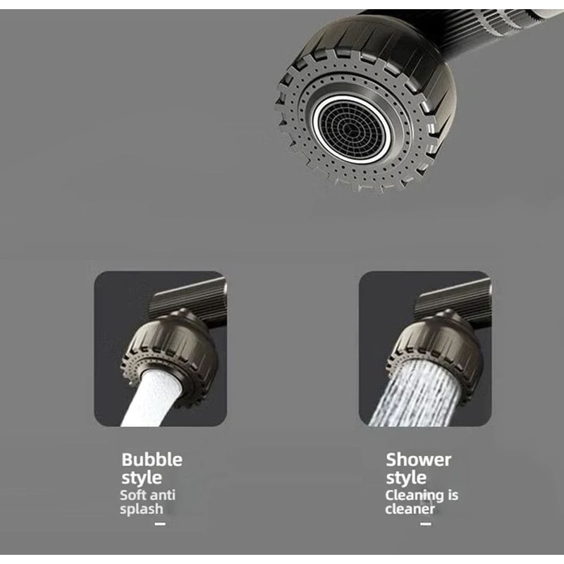 1080 Rotating Basin Faucet Hot Cold Multi Function Booster Faucet For Bathroom Kitchen With Unive 12