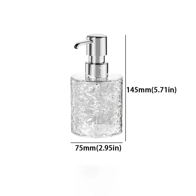 Luxurious Refillable ABS Soap Dispenser Bottle Press Pump Container For Hand Soap Dish Soap Bathr 7