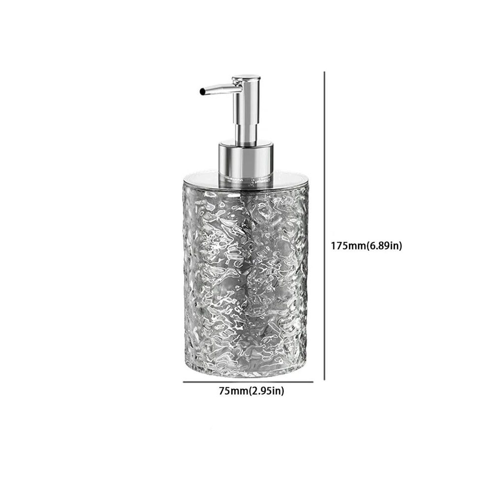 Luxurious Refillable ABS Soap Dispenser Bottle Press Pump Container For Hand Soap Dish Soap Bathr 12