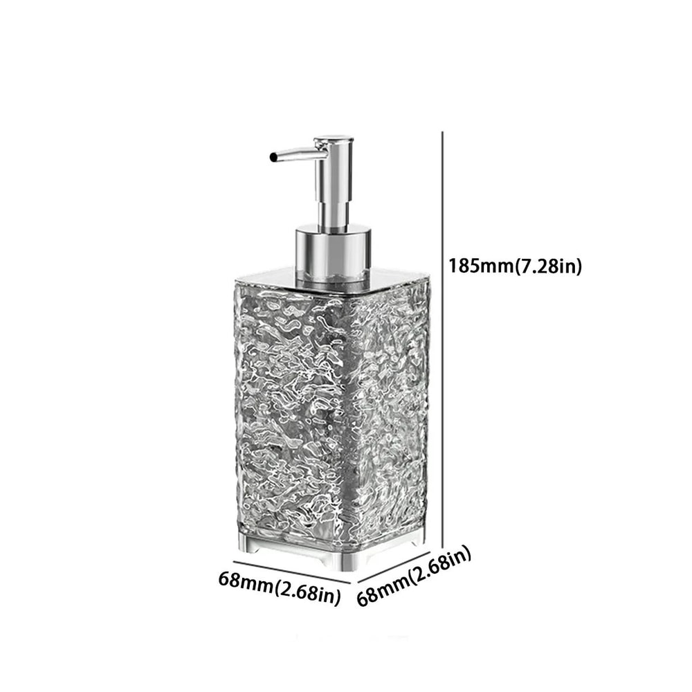 Luxurious Refillable ABS Soap Dispenser Bottle Press Pump Container For Hand Soap Dish Soap Bathr 10