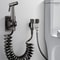 Stainless Steel Handheld Bidet Sprayer Set SelfCleaning Toilet Spray Head With NoPunch Installatio 0