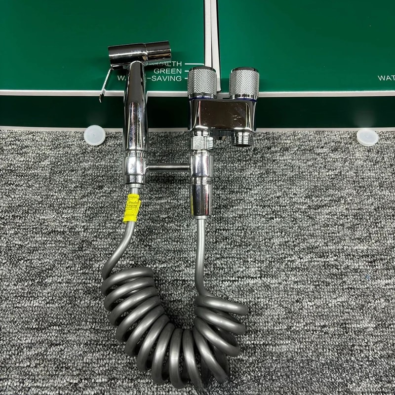 Stainless Steel Handheld Bidet Sprayer Set SelfCleaning Toilet Spray Head With NoPunch Installatio 5