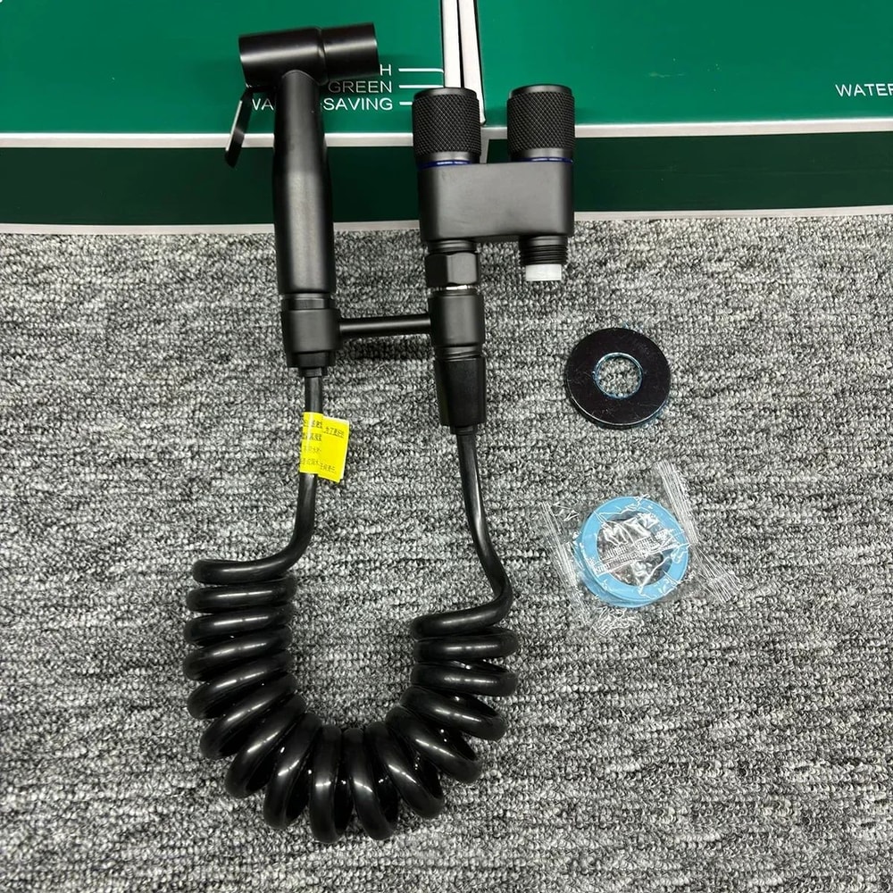 Stainless Steel Handheld Bidet Sprayer Set SelfCleaning Toilet Spray Head With NoPunch Installatio 12