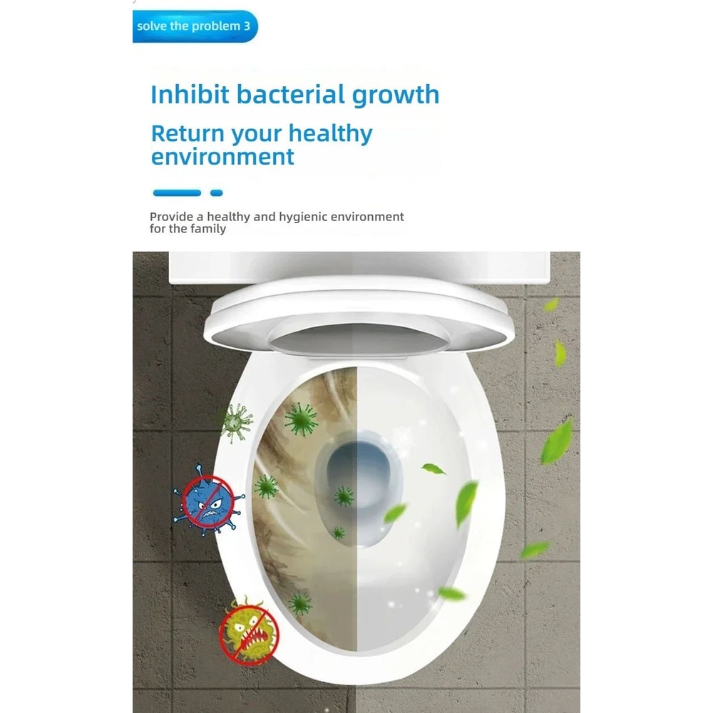 Deep Pipeline Toilet Cleaner LongLasting Stain Prevention Tablets For Home Bathroom Maintenance 12 16