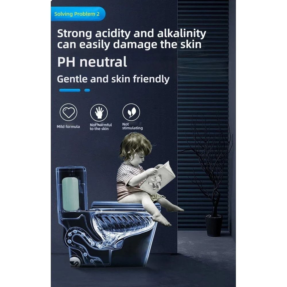 Deep Pipeline Toilet Cleaner LongLasting Stain Prevention Tablets For Home Bathroom Maintenance 12 11