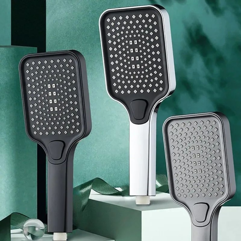 Adjustable 3Mode HighPressure Shower Head Rainfall Massage Mixed Spray Showerhead With Large Flow 0