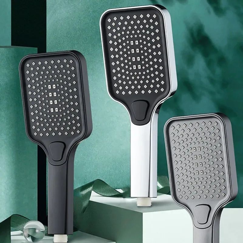 Adjustable 3Mode HighPressure Shower Head Rainfall Massage Mixed Spray Showerhead With Large Flow 0