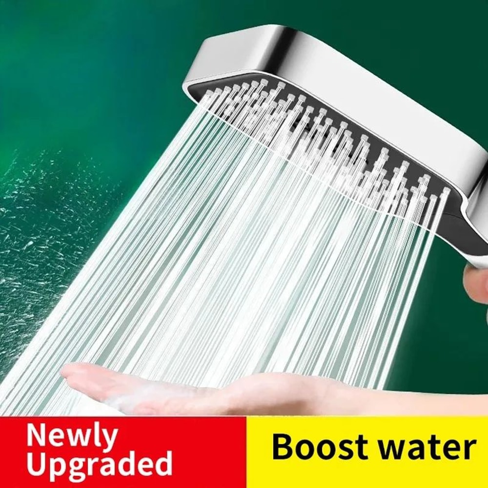Adjustable 3Mode HighPressure Shower Head Rainfall Massage Mixed Spray Showerhead With Large Flow 2