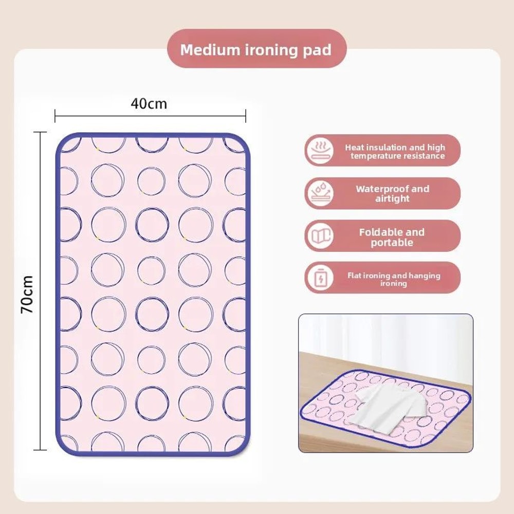 Foldable Ironing Pad With Heat Resistant Gloves 10