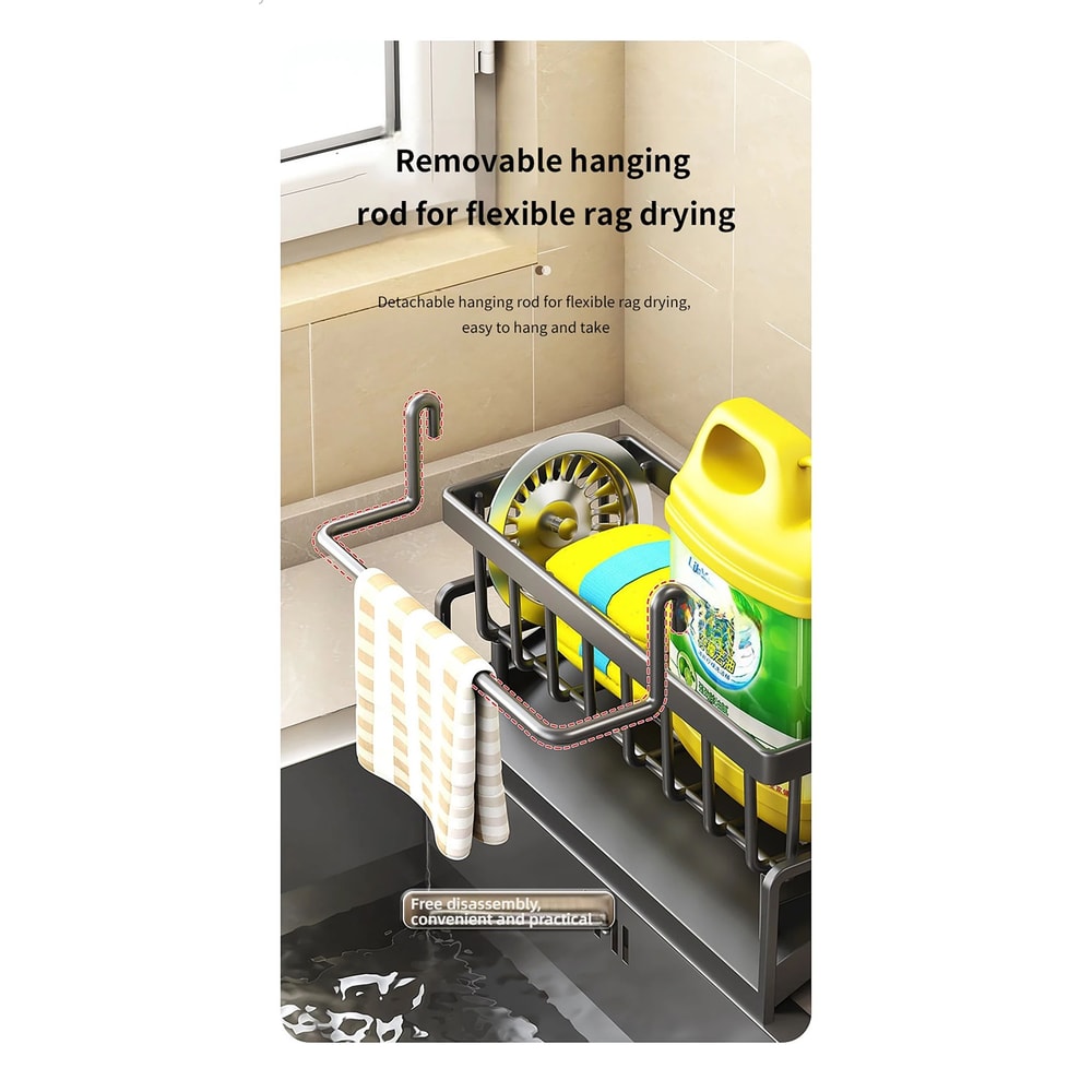 Kitchen Sink Drain Rack Organizer 10