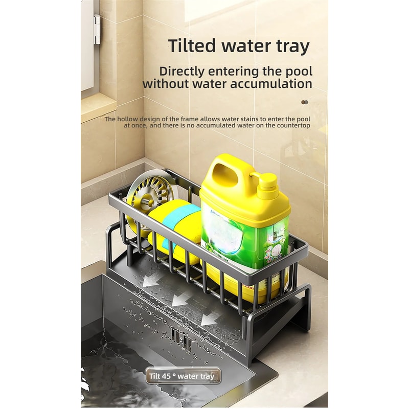 Kitchen Sink Drain Rack Organizer 12
