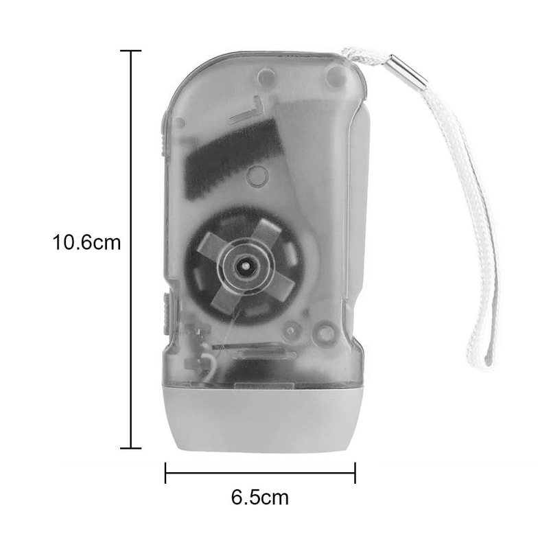 Hand Press Dynamo LED Emergency Flashlight 5