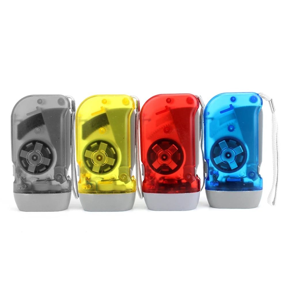 Hand Press Dynamo LED Emergency Flashlight 6