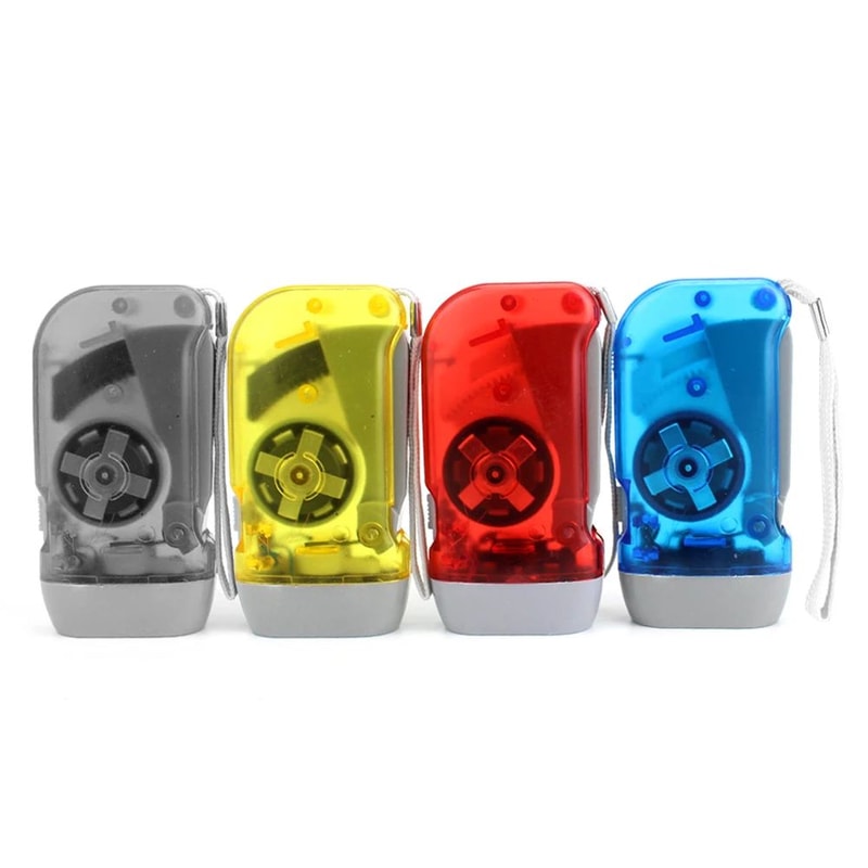 Hand Press Dynamo LED Emergency Flashlight 6