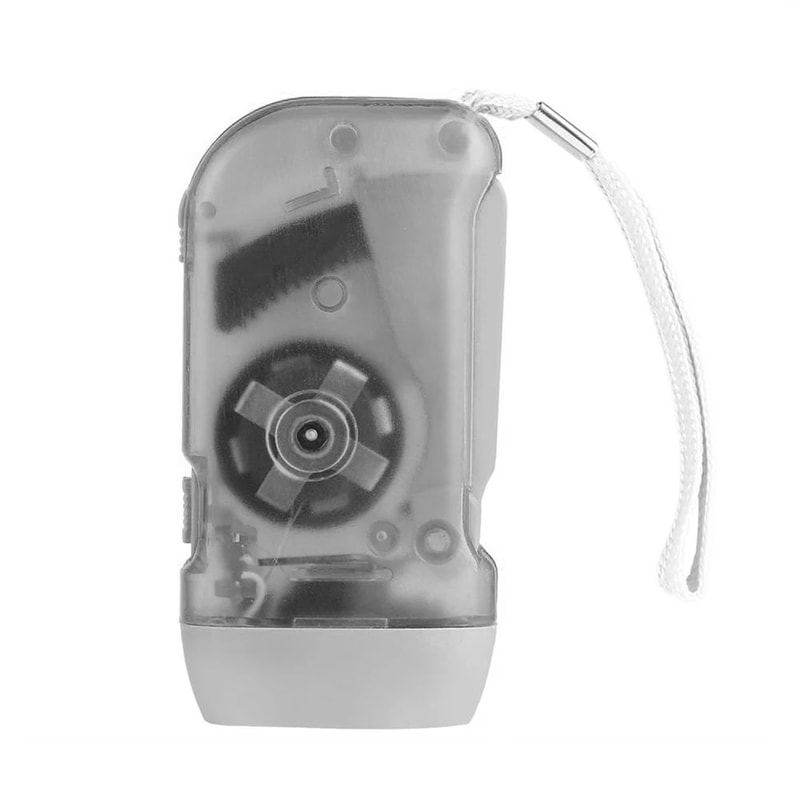 Hand Press Dynamo LED Emergency Flashlight 10