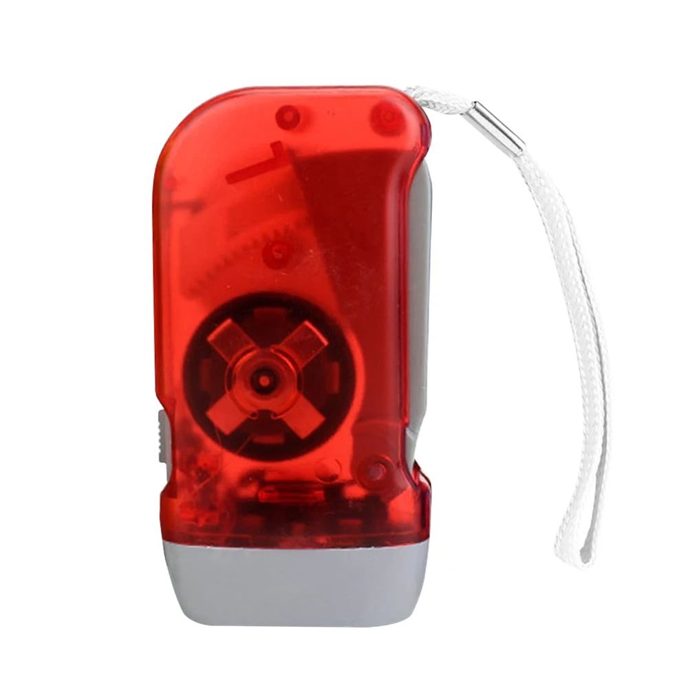 Hand Press Dynamo LED Emergency Flashlight 12