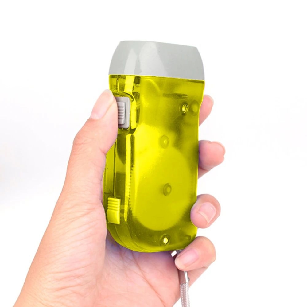 Hand Press Dynamo LED Emergency Flashlight 14