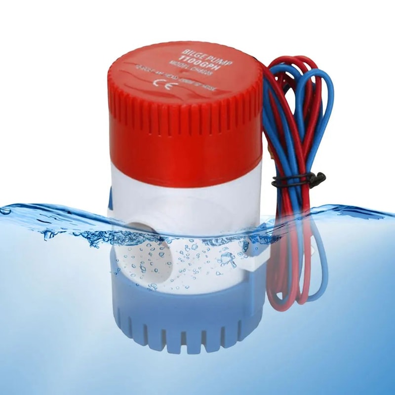12V Submersible 1100GPH Marine Bilge Pump 0