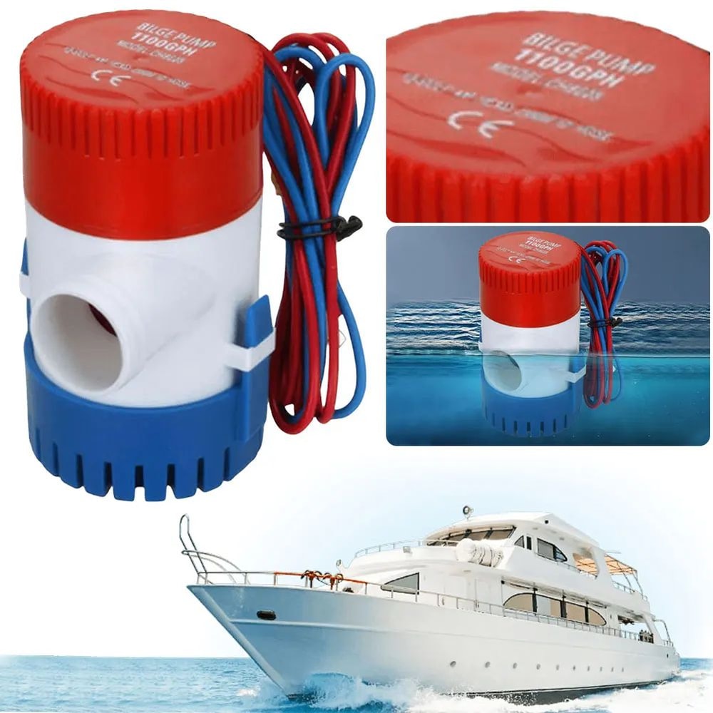 12V Submersible 1100GPH Marine Bilge Pump 6
