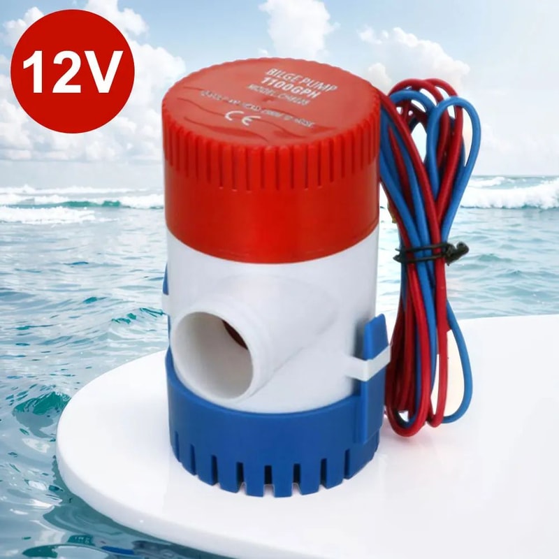 12V Submersible 1100GPH Marine Bilge Pump 7