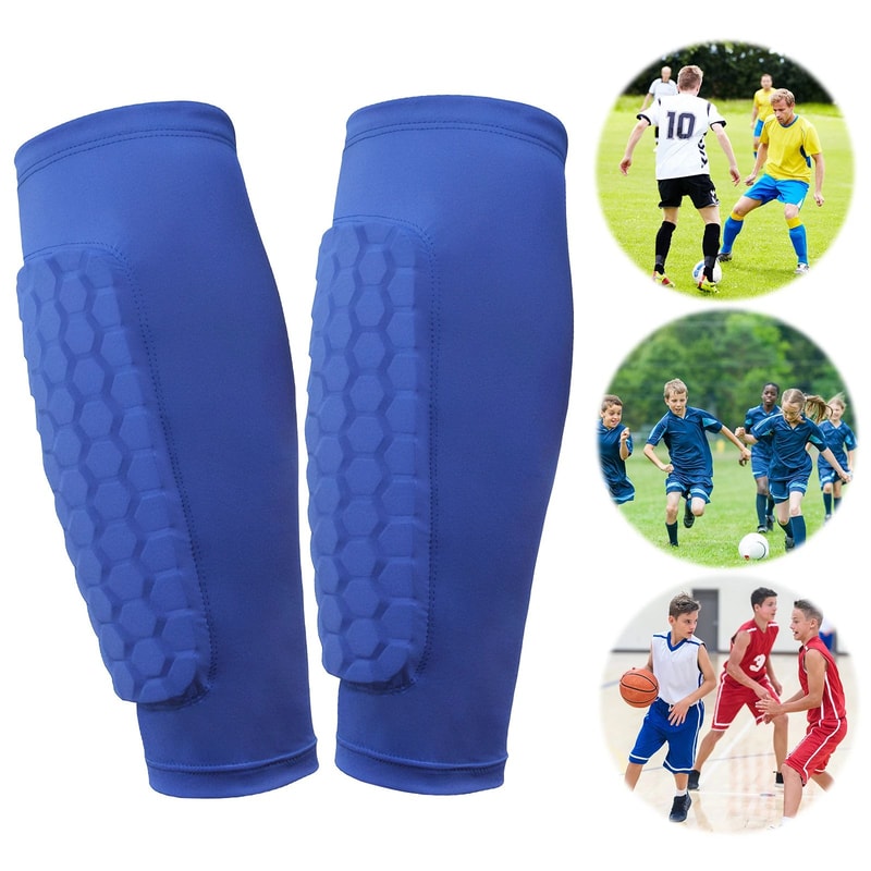 Soccer Shin Guards With Honeycomb Padding 1