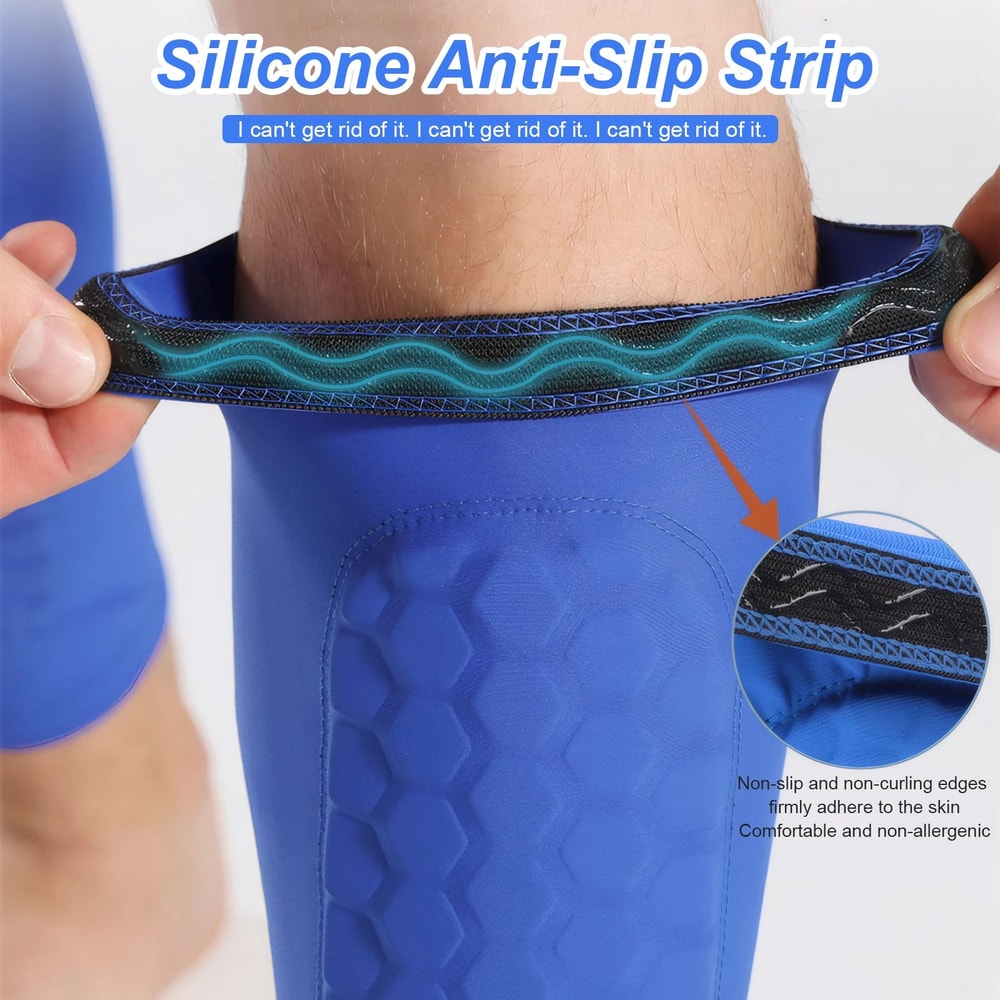 Soccer Shin Guards With Honeycomb Padding 5