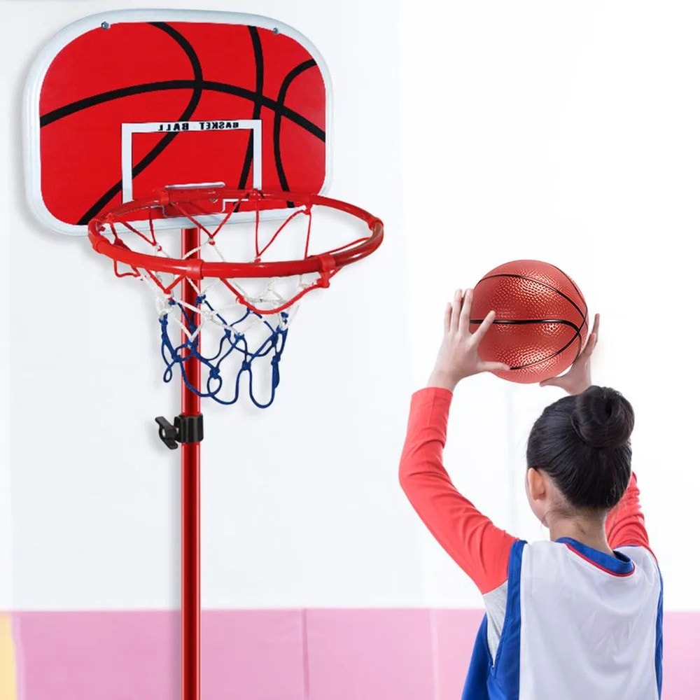 Adjustable Kids Basketball Hoop Set 5