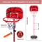 Adjustable Kids Basketball Hoop Set 6