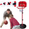 Adjustable Kids Basketball Hoop Set 8