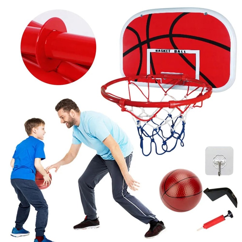 Adjustable Kids Basketball Hoop Set 9