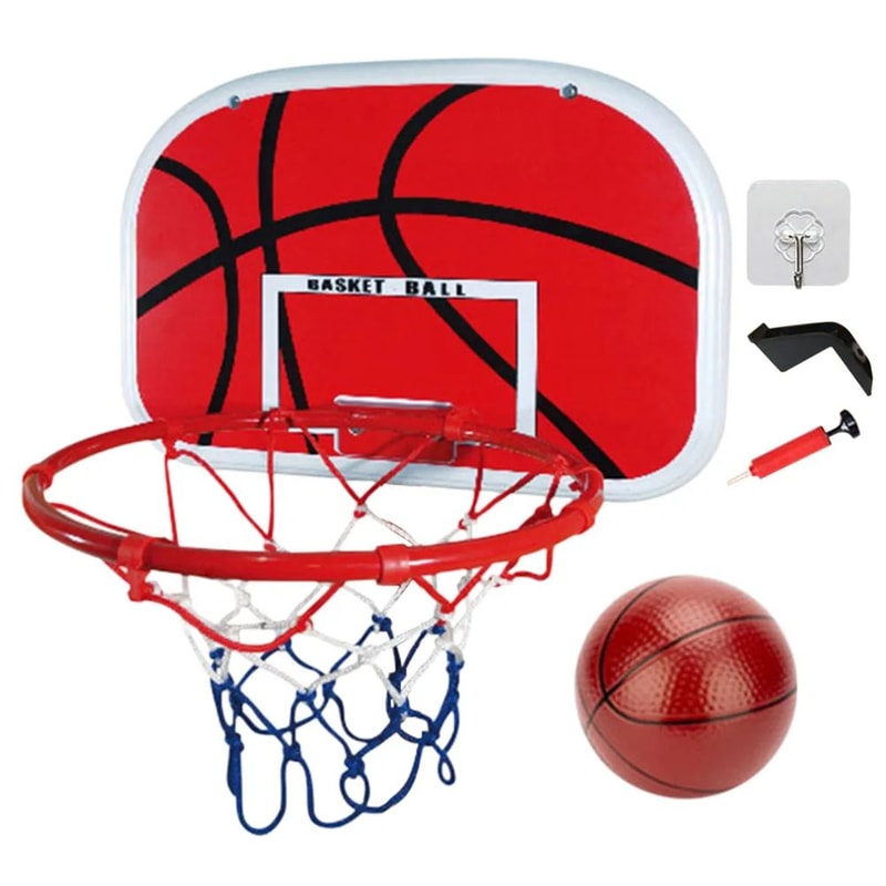 Adjustable Kids Basketball Hoop Set 10