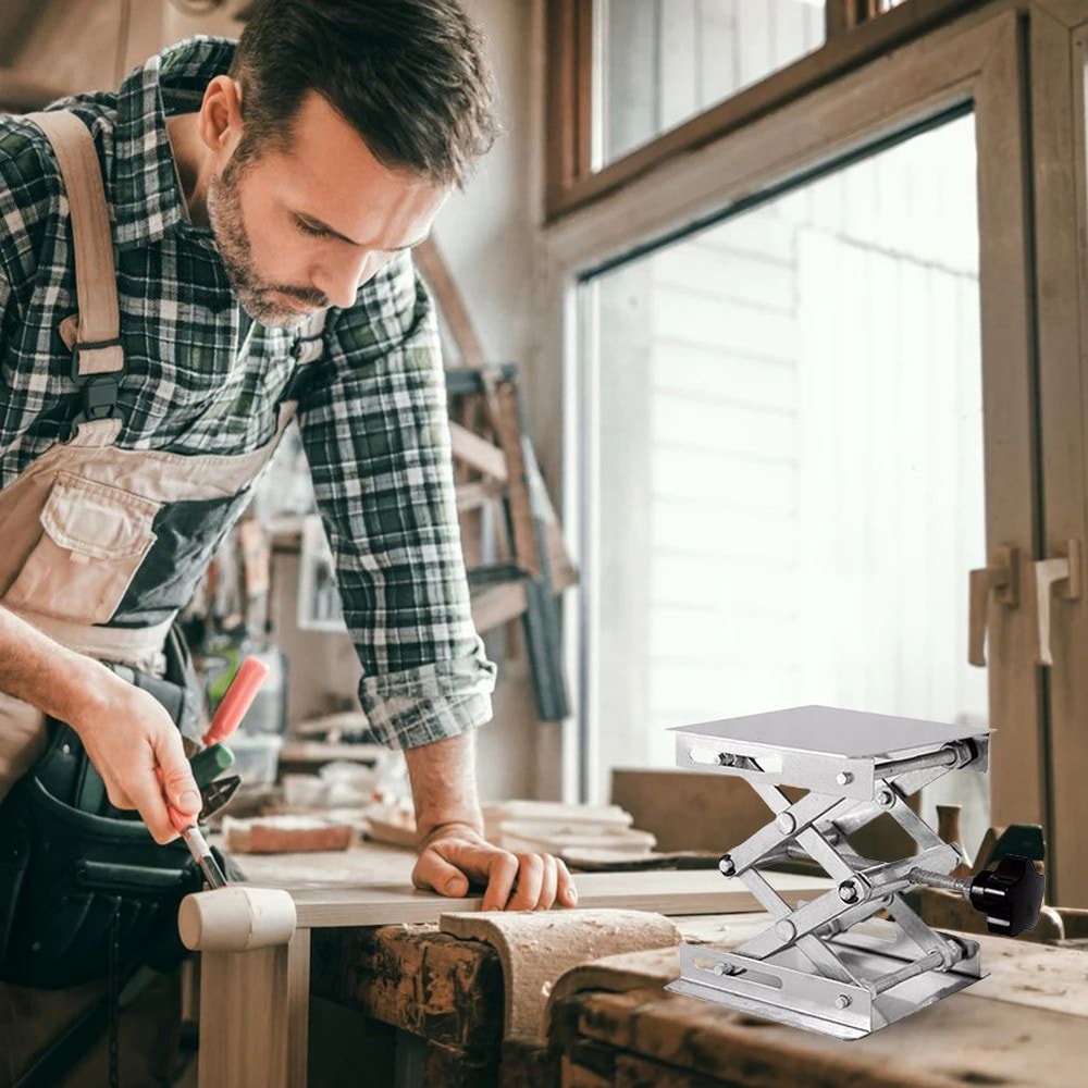 Manual Laboratory Scissor Lift Platform 2