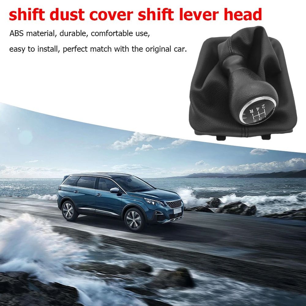 Peugeot 206 207 5 Speed Gear Shift Knob Cover 4