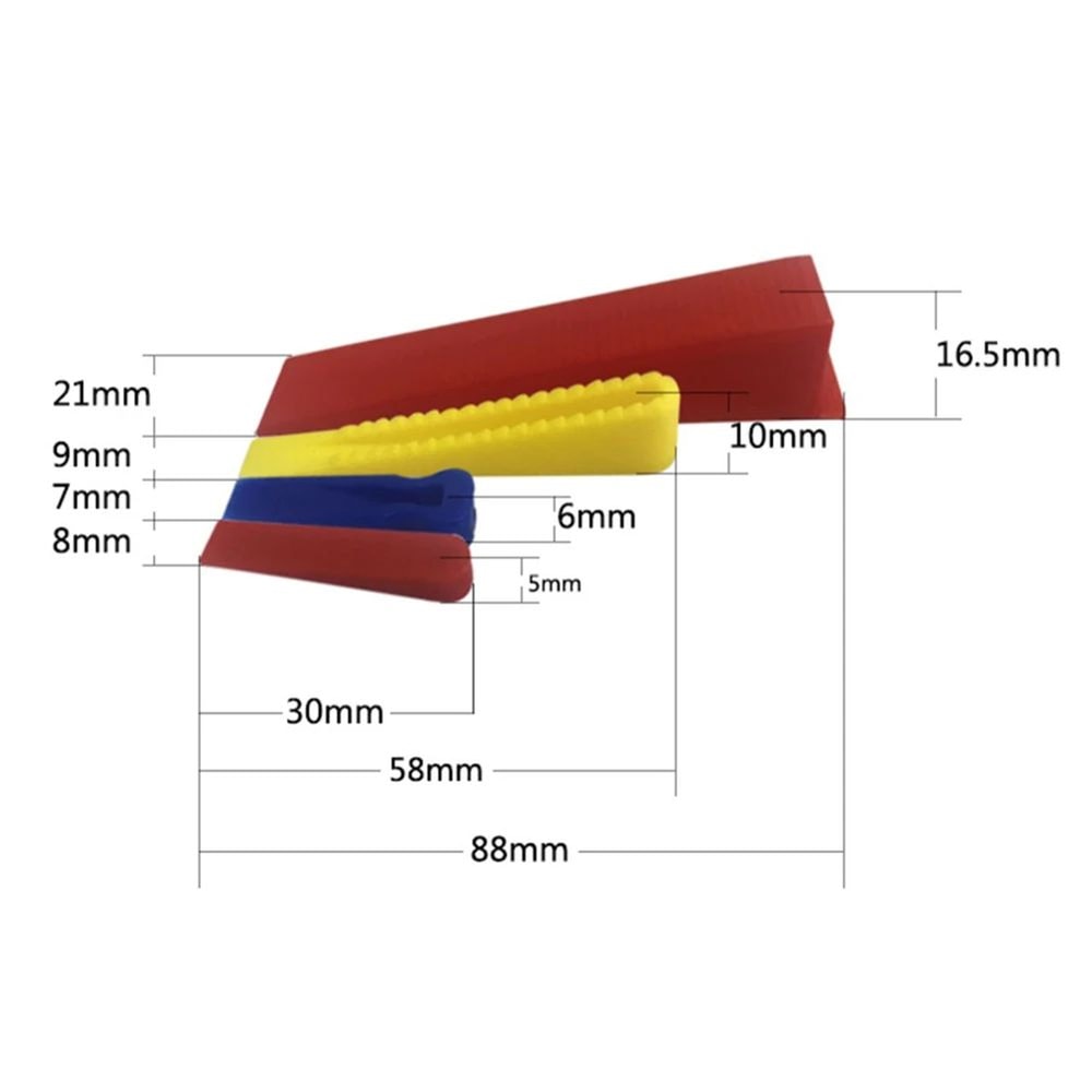 Reusable Tile Leveling Wedges Set 4