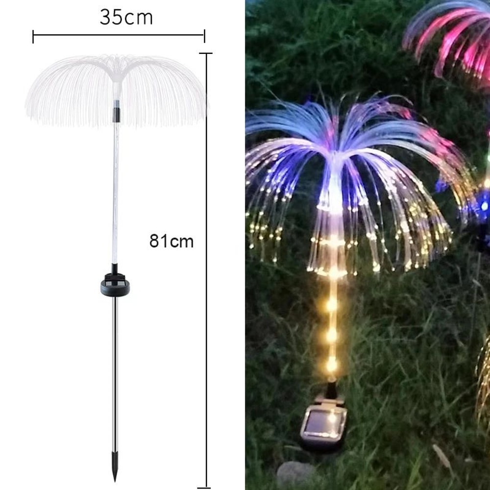 Solar Jellyfish Garden LED Lights 9