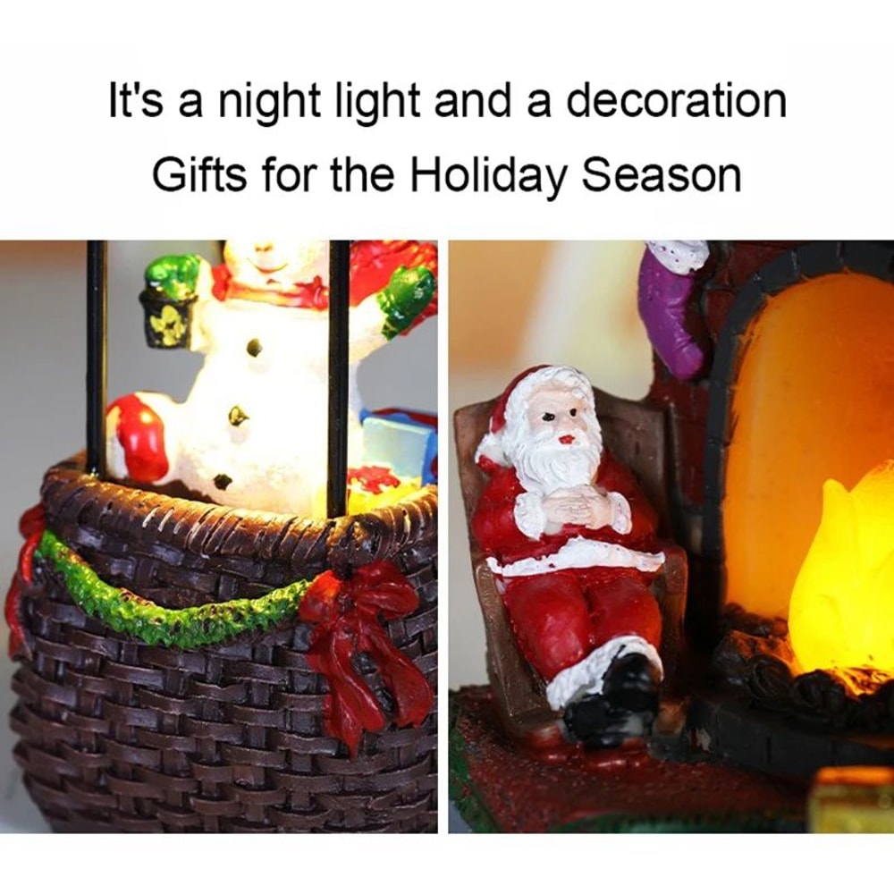 Christmas LED Glowing Ornament Figurine 6