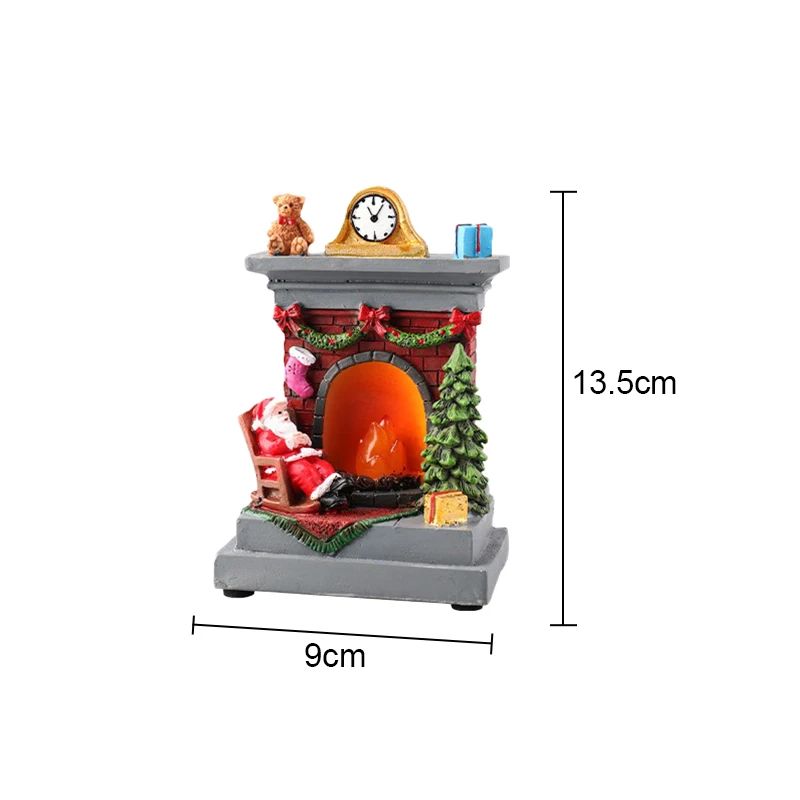 Christmas LED Glowing Ornament Figurine 10