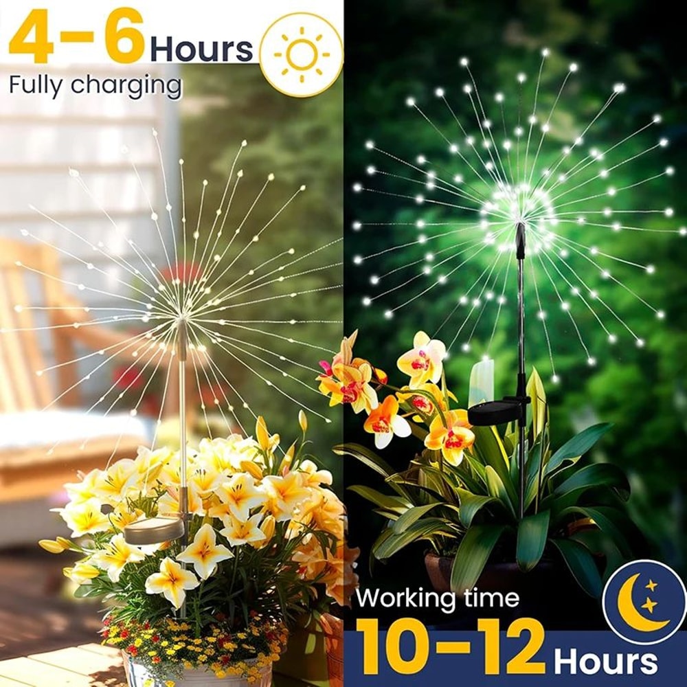 Solar Firework LED Garden Light 7